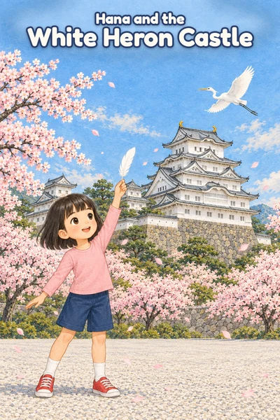 Hana and the White Heron Castle book cover